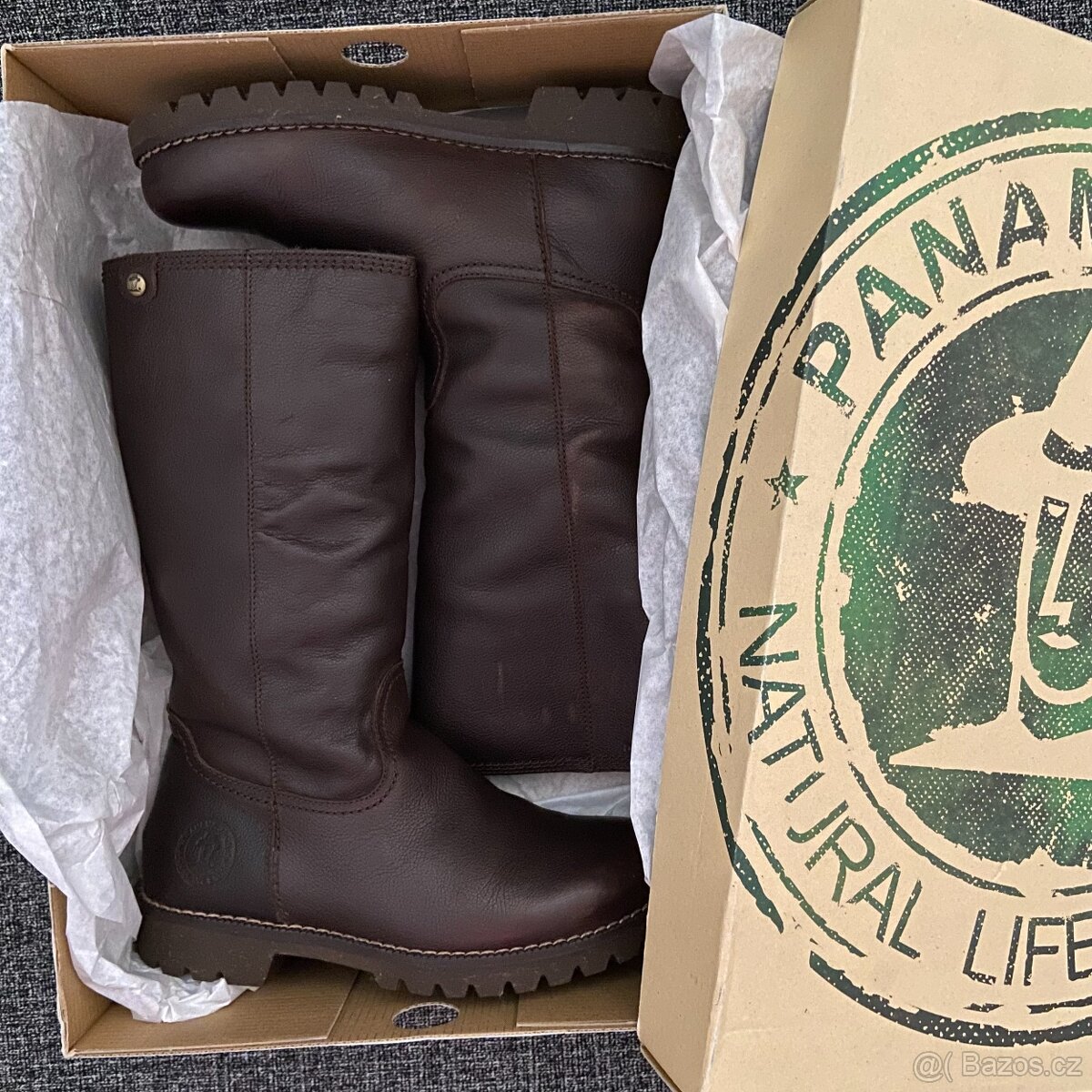 Dámské dívčí zimní kožené boty kozačky Panama Jack vel. 36