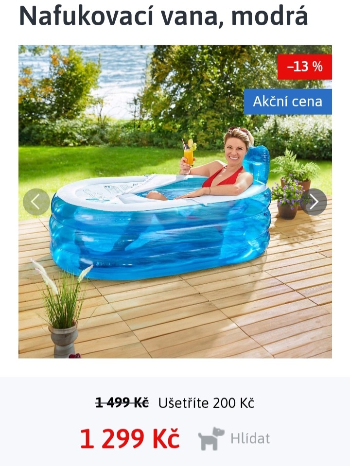 Vana nafukovací relaxačni