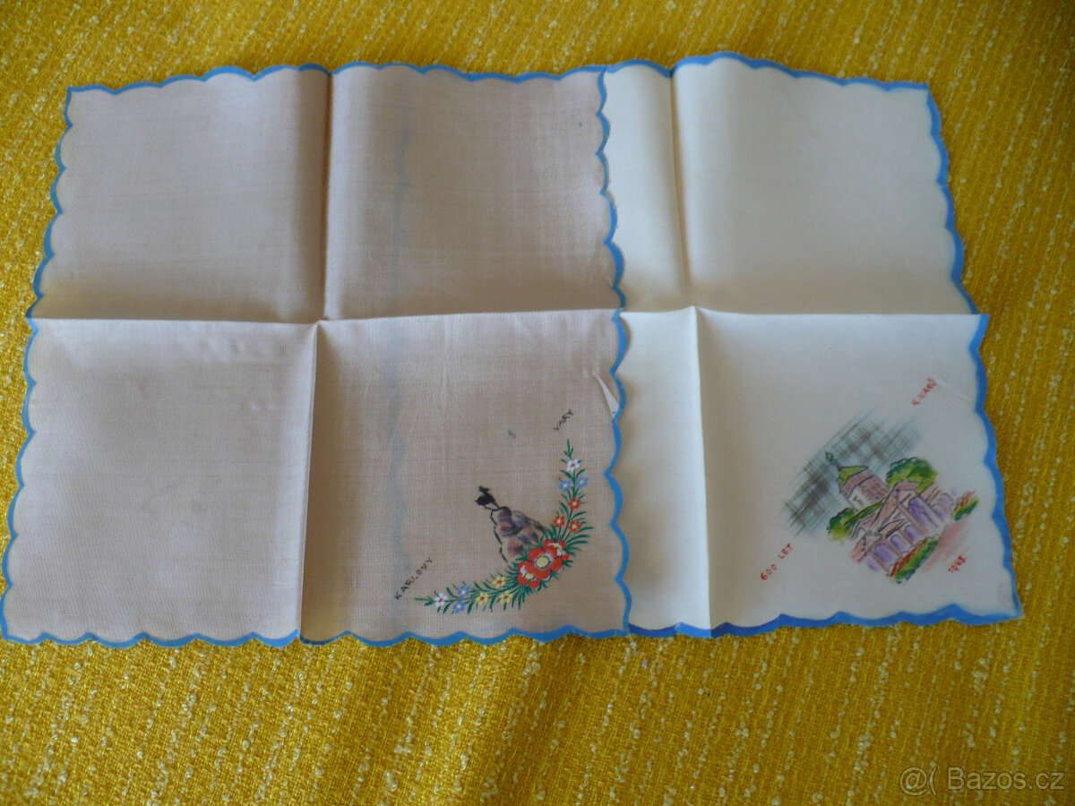 Památeční kapesníčky z K.Varů