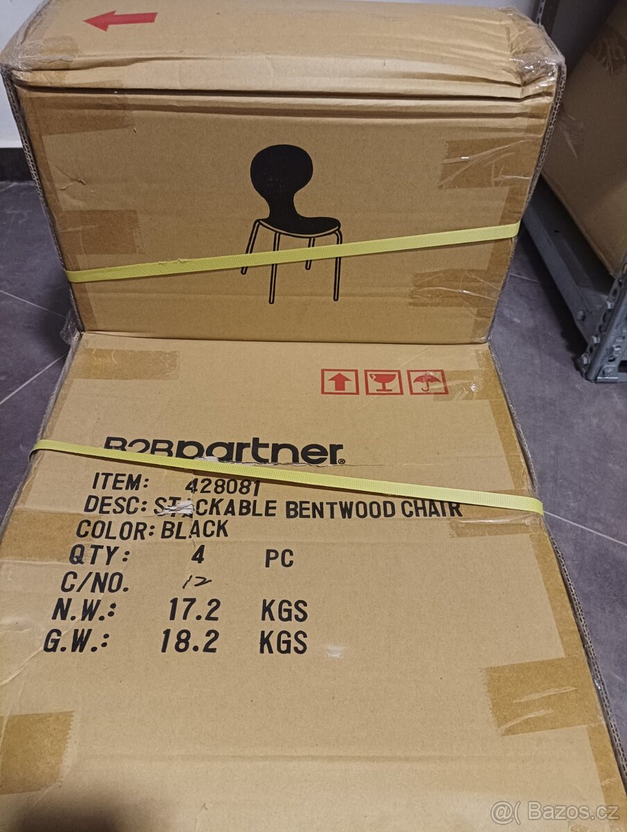 Kancelářská stohovatelná židle