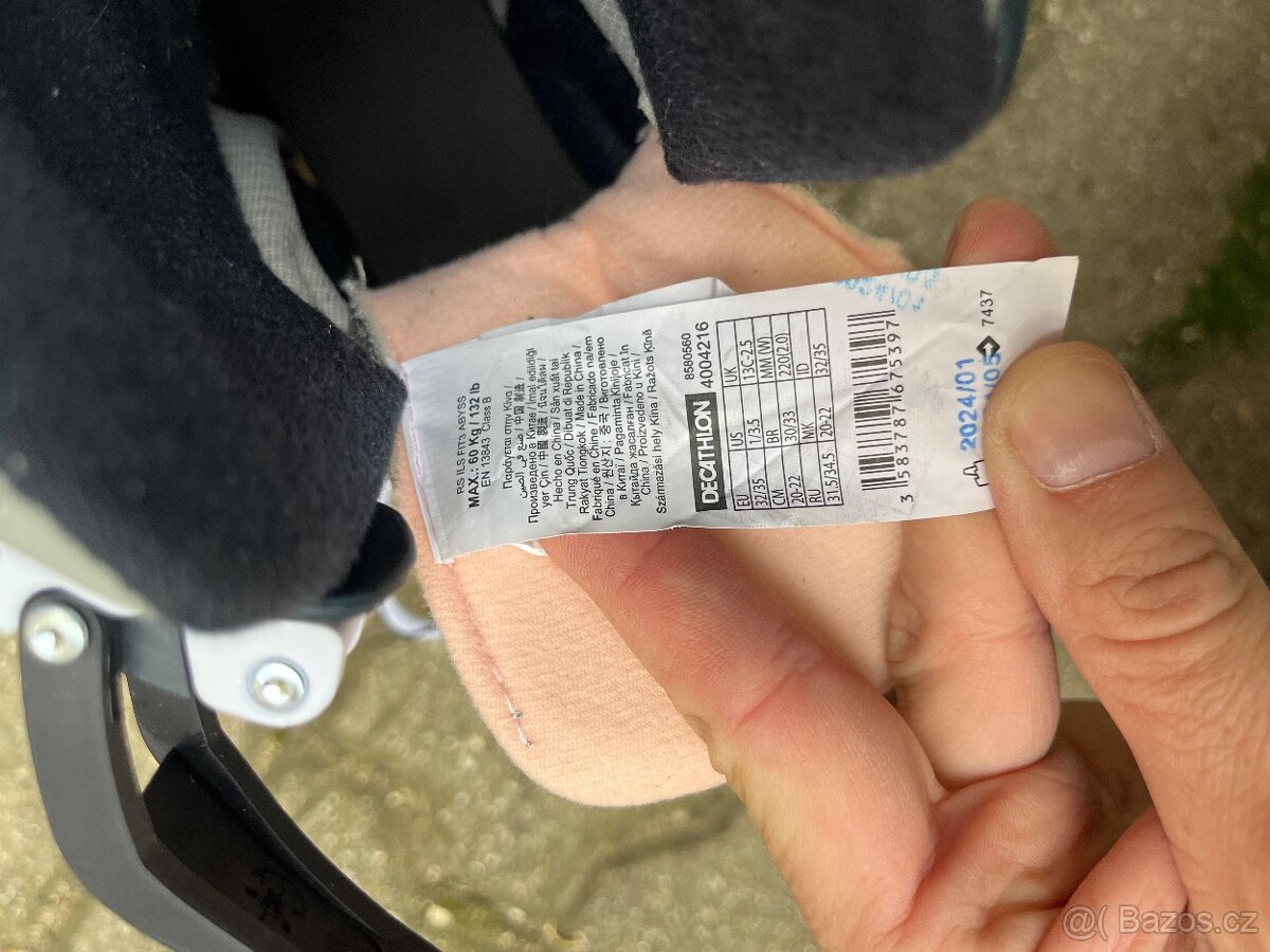 Kolečkové brusle 32-35