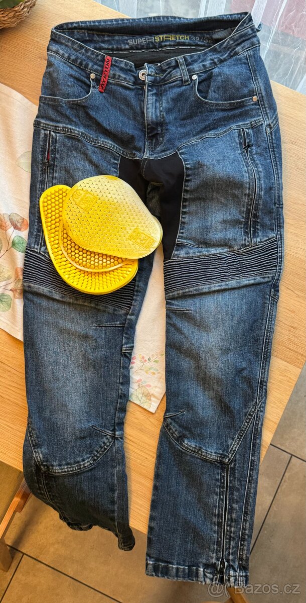 Moto kalhoty - jeansy Ayorton