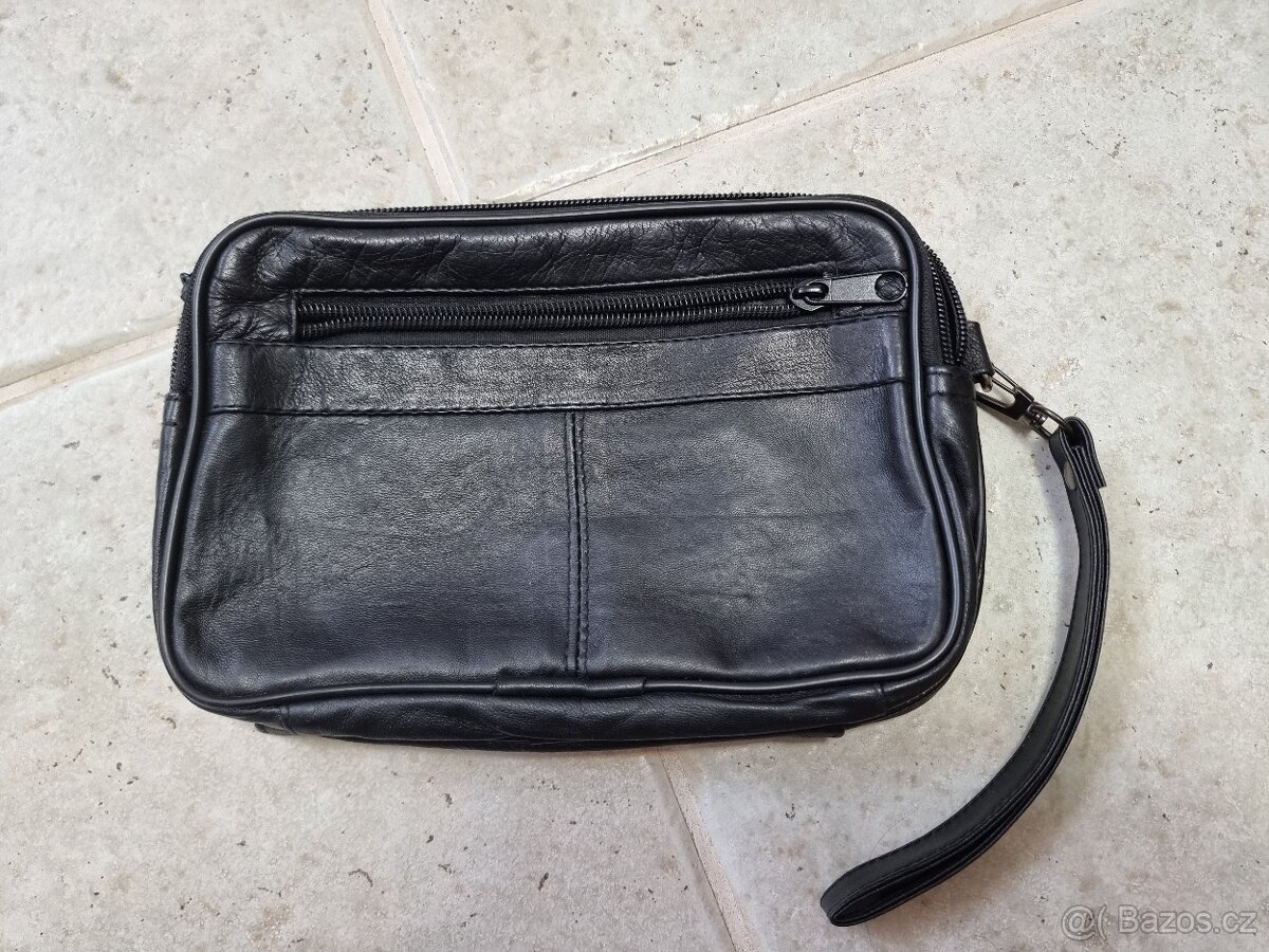 Pánská kožená taška na doklady