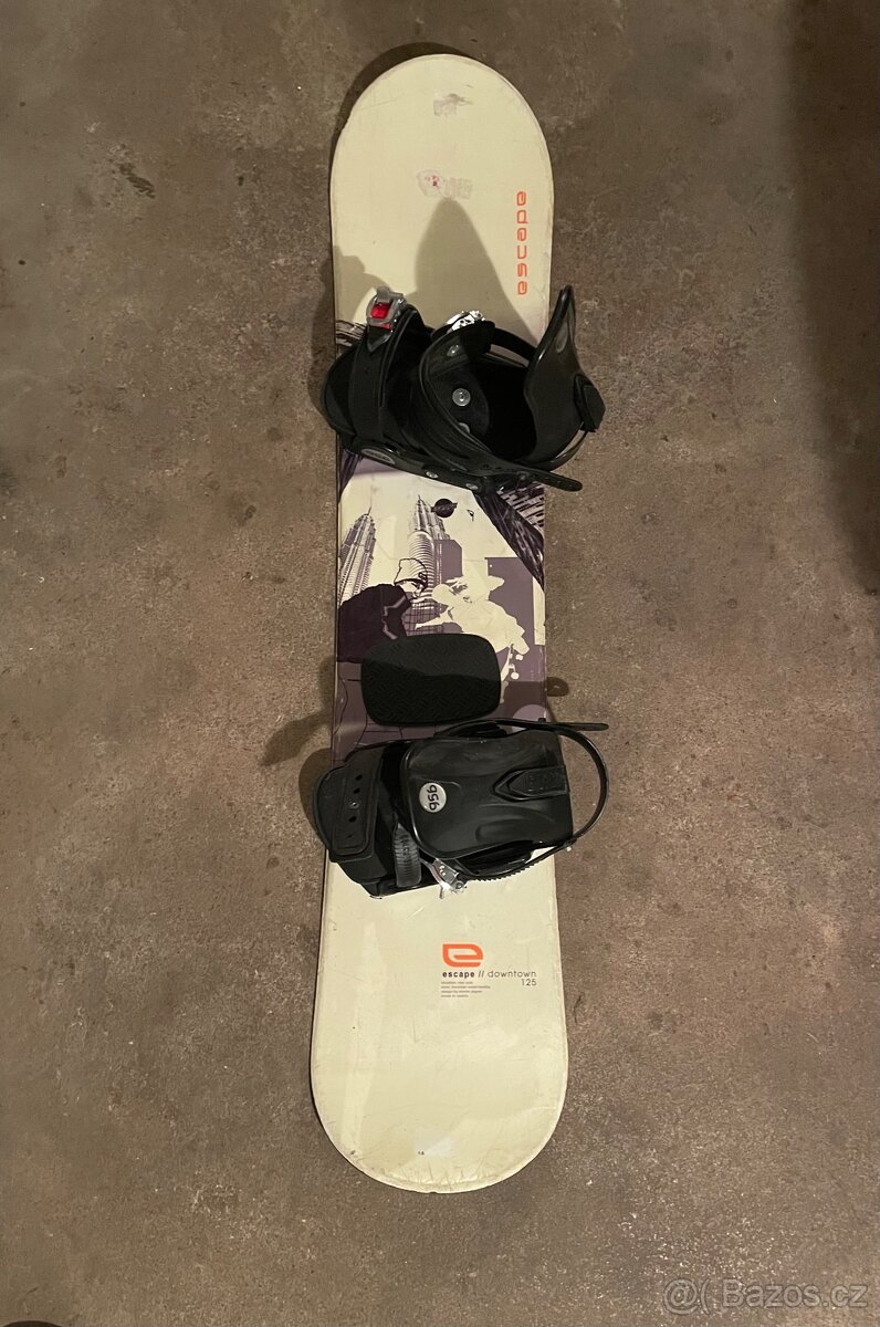 Dětský snowboard escape downtown 125cm