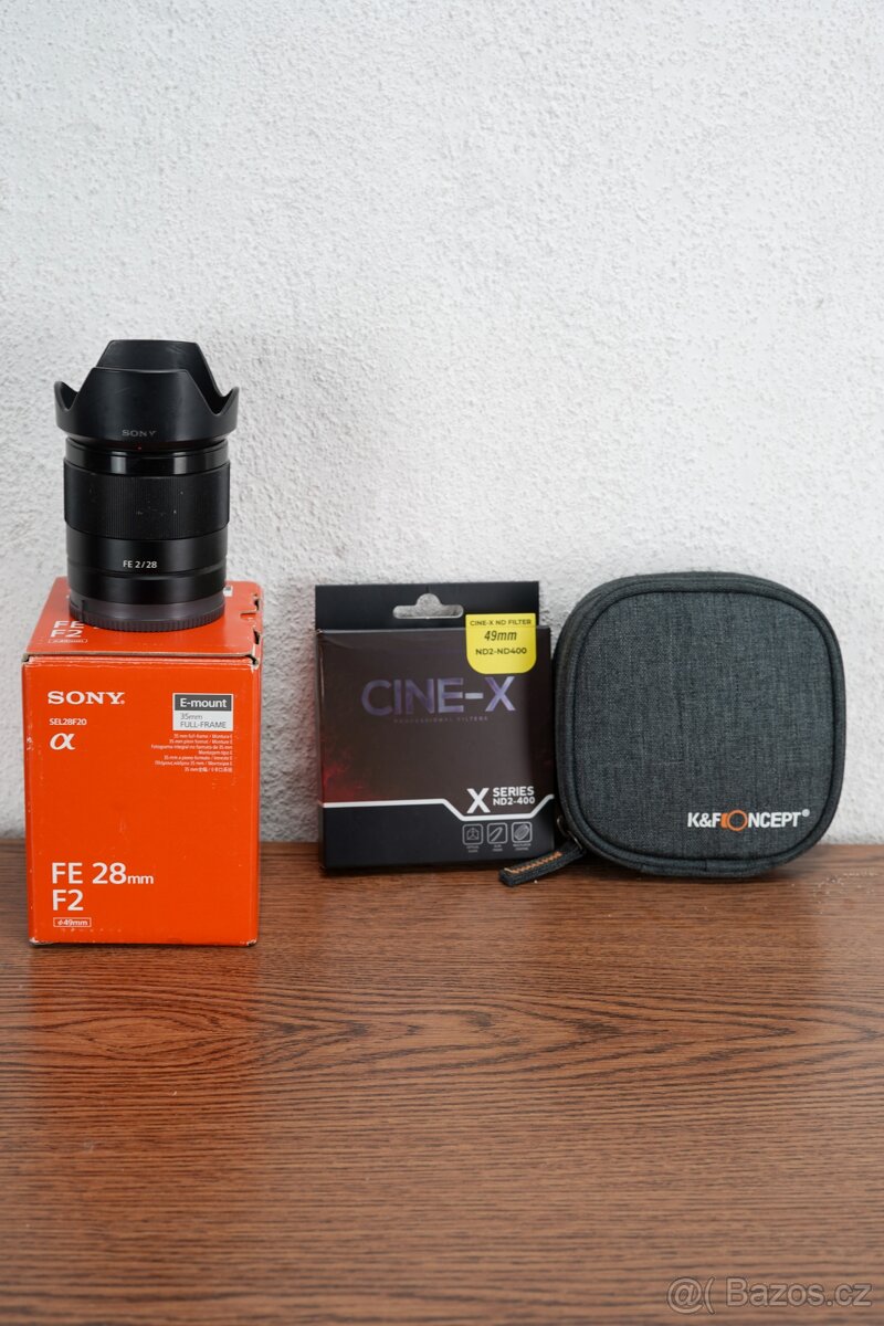 Sony FE 28mm f/2.0 + filtry