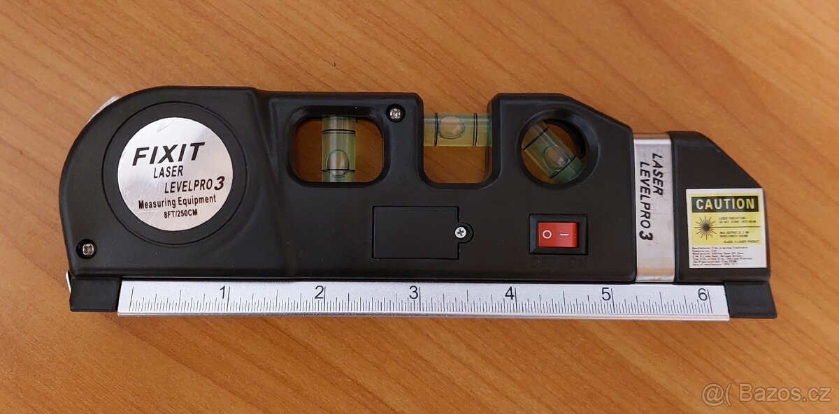 Multi Funkční Vodováha Laser Pro 3 & Metr