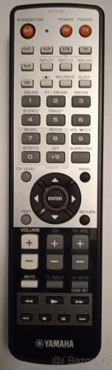 YAMAHA - dálkový ovladač