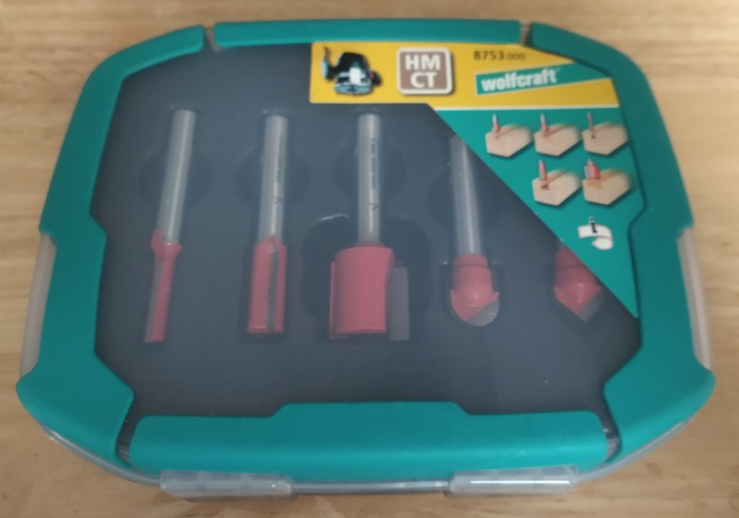 Nová sada drážkových fréz Wolfcraft (8753 000)