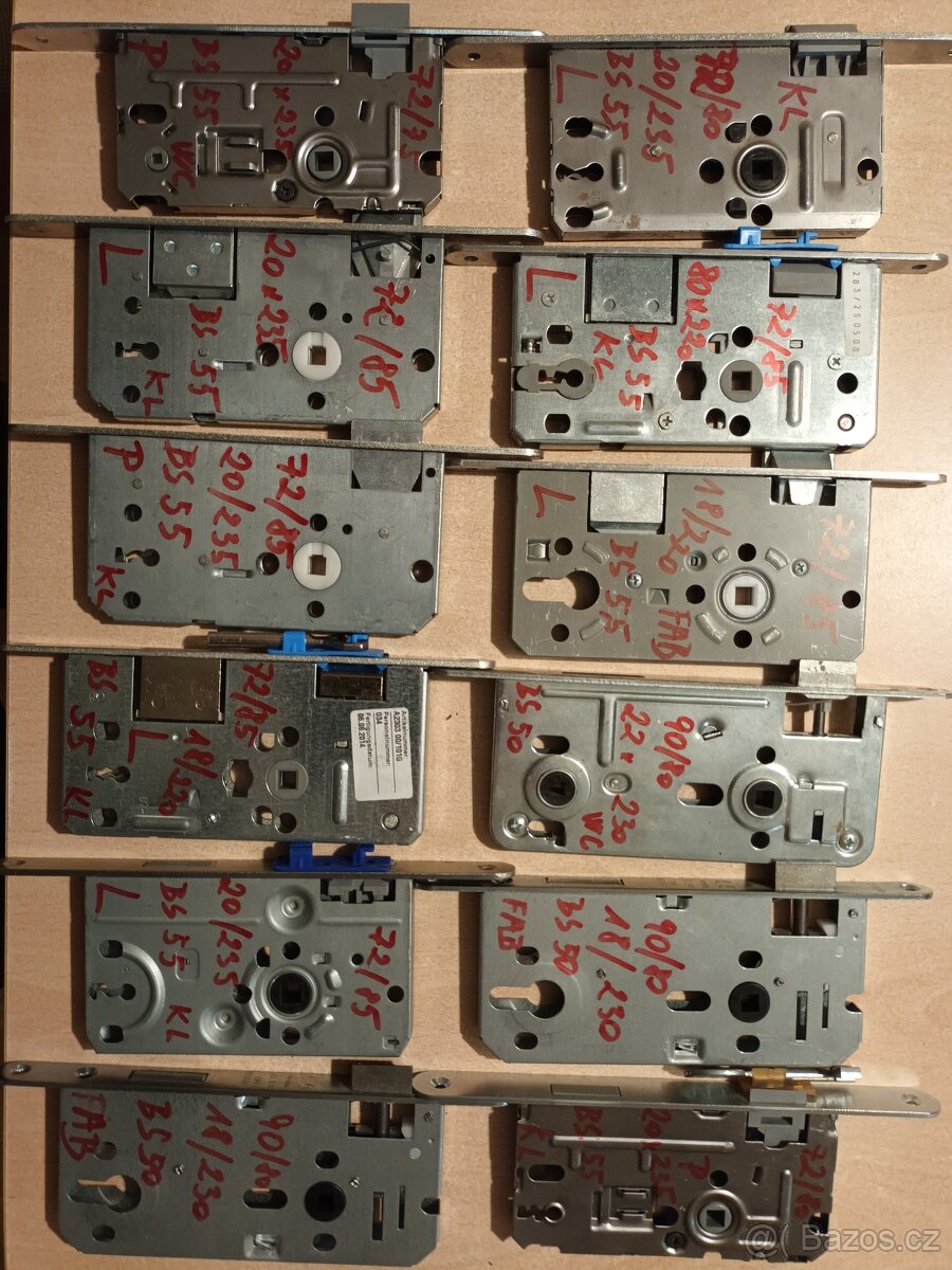 Prodám zámky do dveří