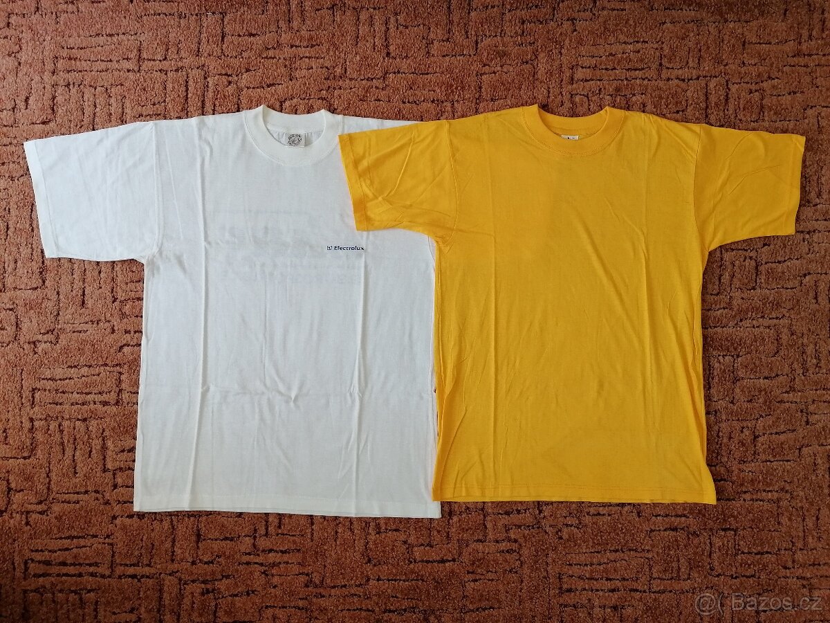 2x pánské tričko - NOVÉ + 2x pánské tričko s límečkem
