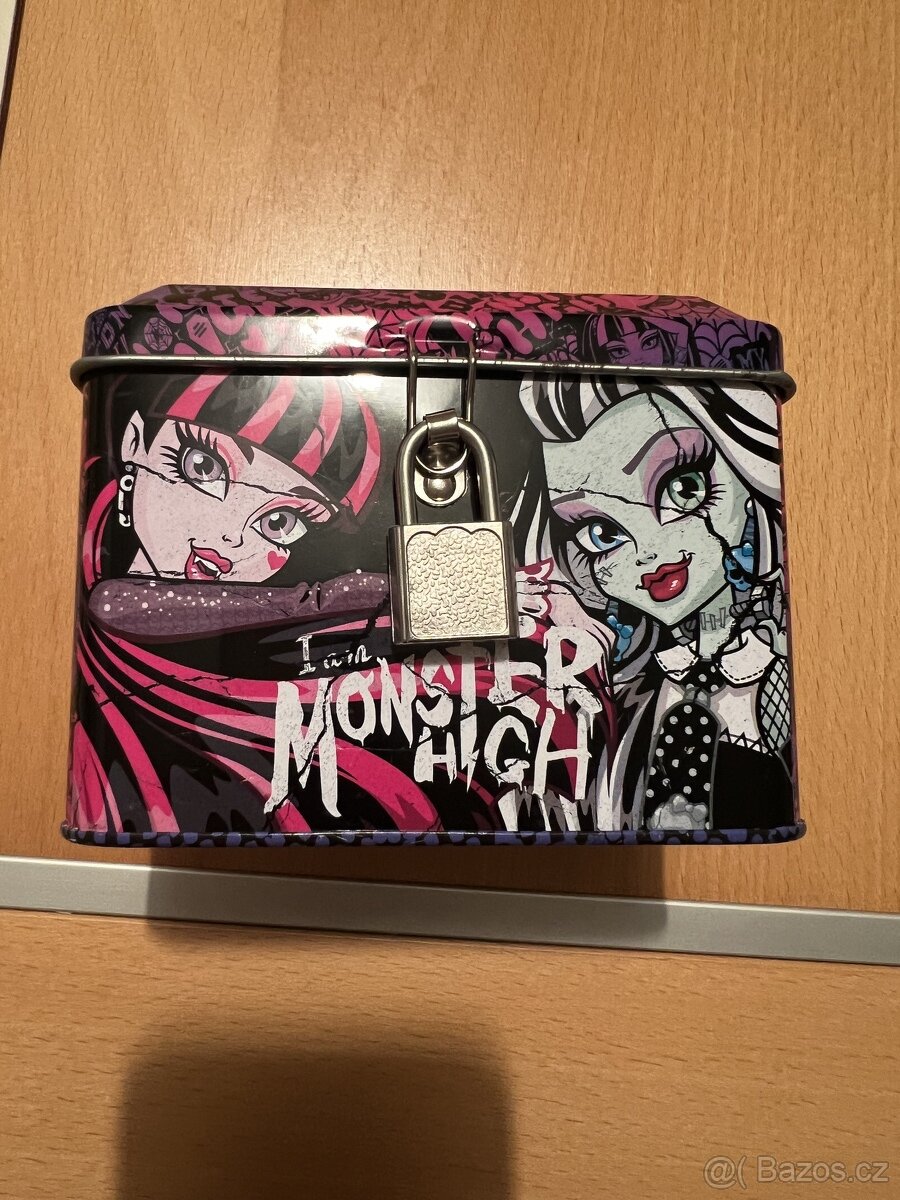 Plechová pokladnička Monster High