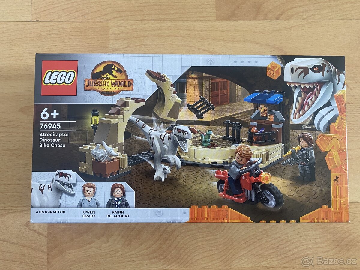 LEGO 76945 Atrociraptor: honička na motorce