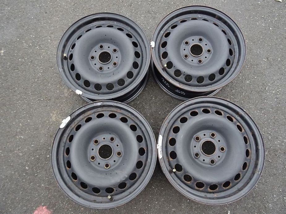 Plechové disky 15",rozteč 5x112,ET 43,šíře 6J, střed 57,1