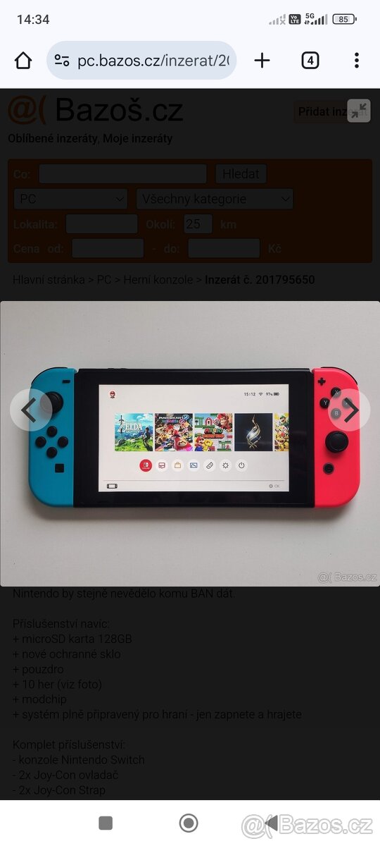 Nintendo Switch oled