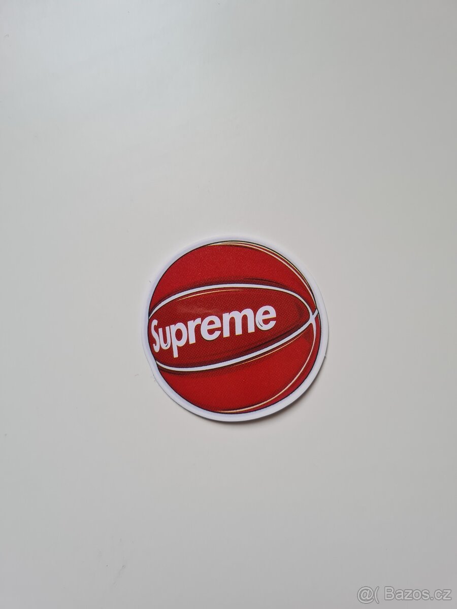 Nálepka Supreme míč basketbalový
