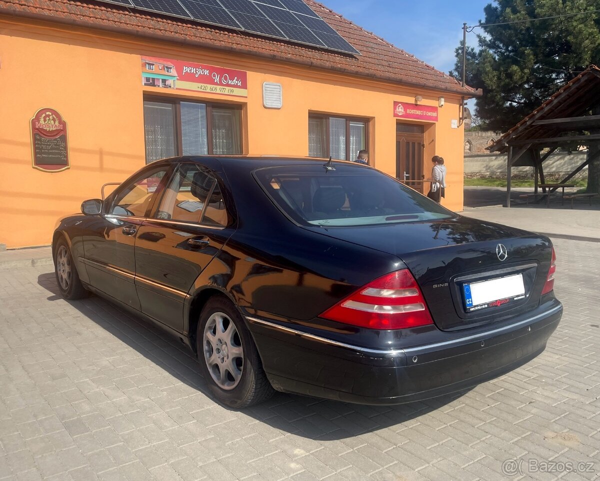 MB-S320i 165KW Long 2001 el.šibr větrávané sedačky atd