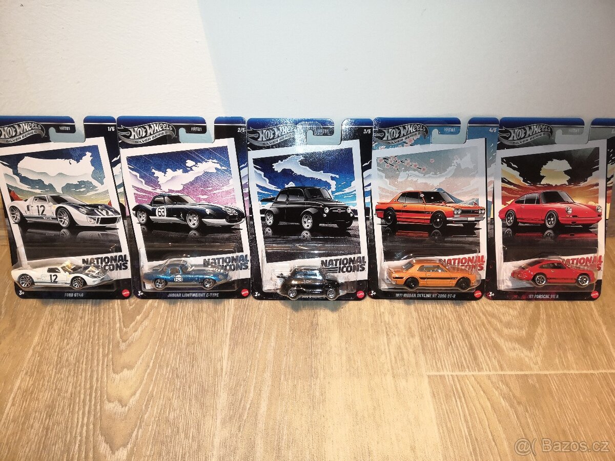 Hot Wheels National Icons sada