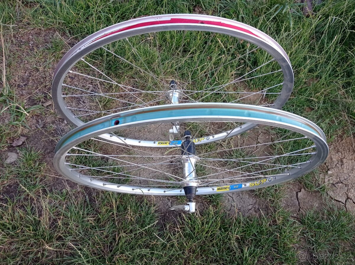 Zapletená kola shimano retro