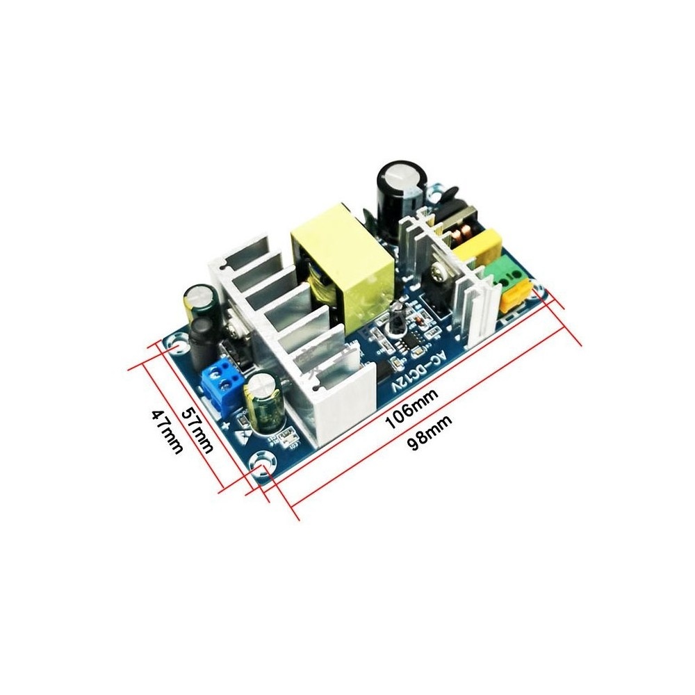 napájecí zdroj modul 12V/8A 100W, AC 85-265V
