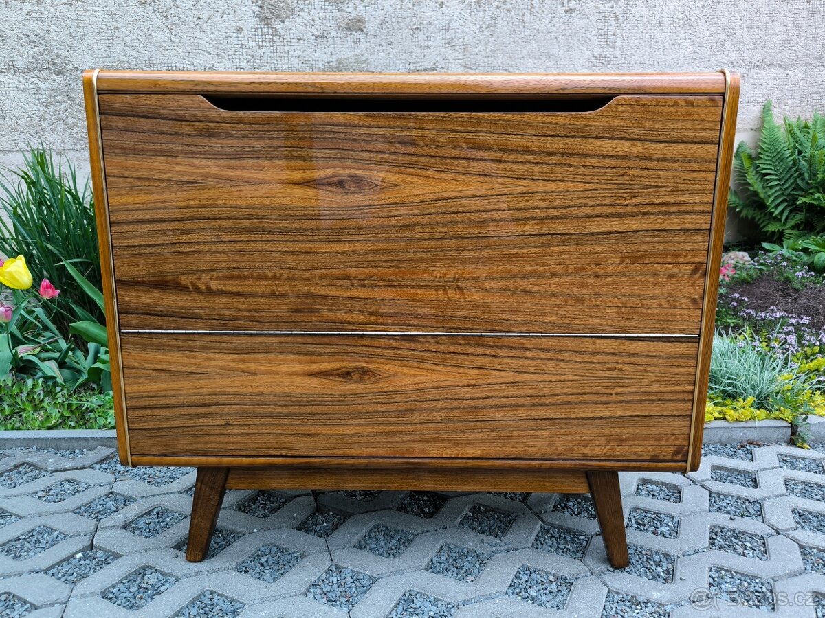 Retro komoda, peřiňák Jitona - Landsman, Nepožitek