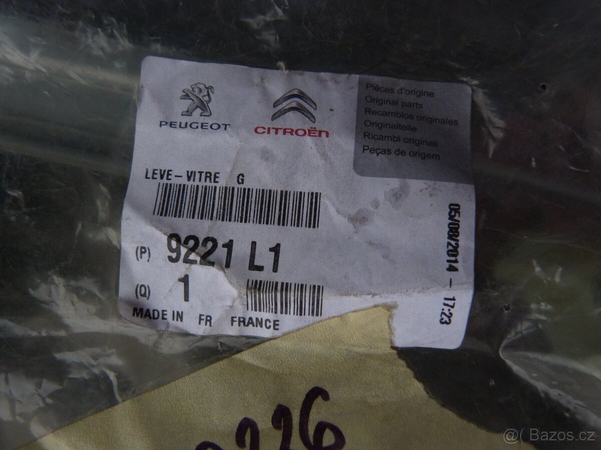 XSARA Citroen LP stahovačka 9221 L1 NOVA s Motorem