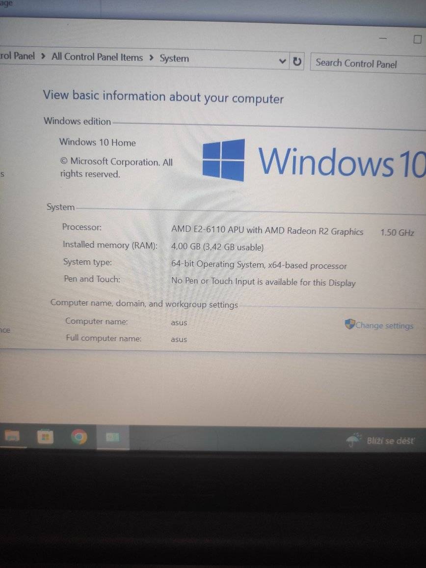 Notebook asus