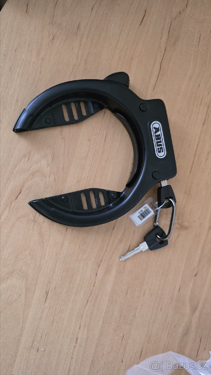 Zámek Abus podkova4650xroe + Zámek na kotouč.brzdy .