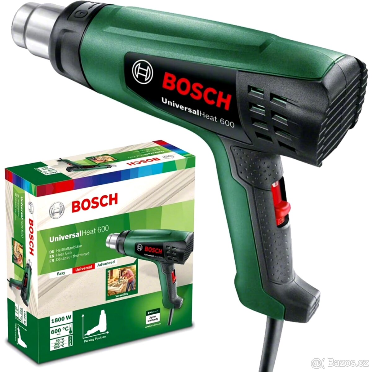 Horkovzdušná pistole Bosch UniversalHeat 600