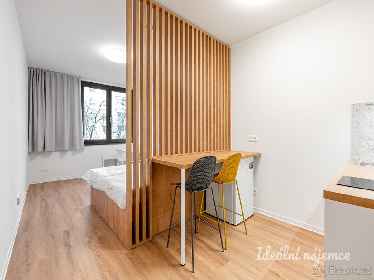 Pronájem bytu 1+kk, Na Větrníku, Břevnov, 15003 Kč/měs, 27 m
