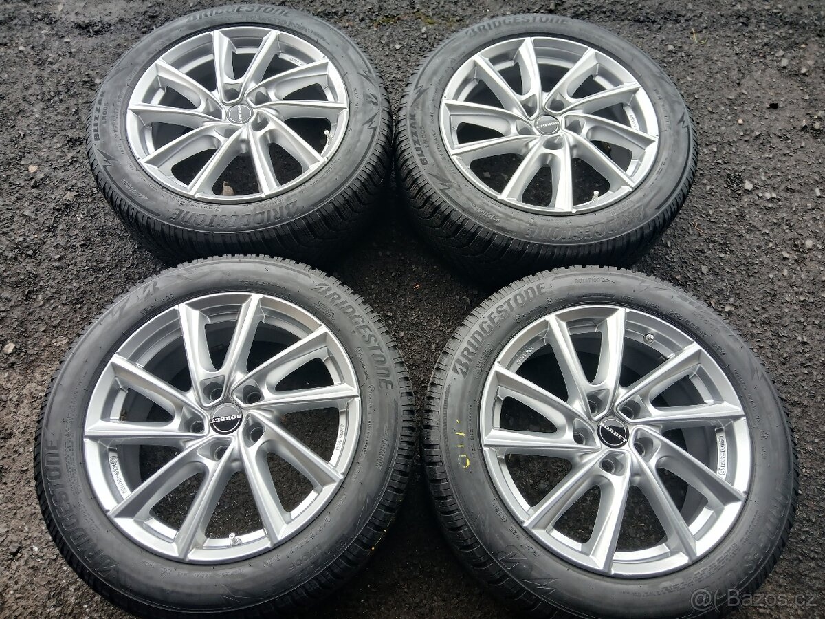 Sada ALU kol Borbet 215/55R17 zimní