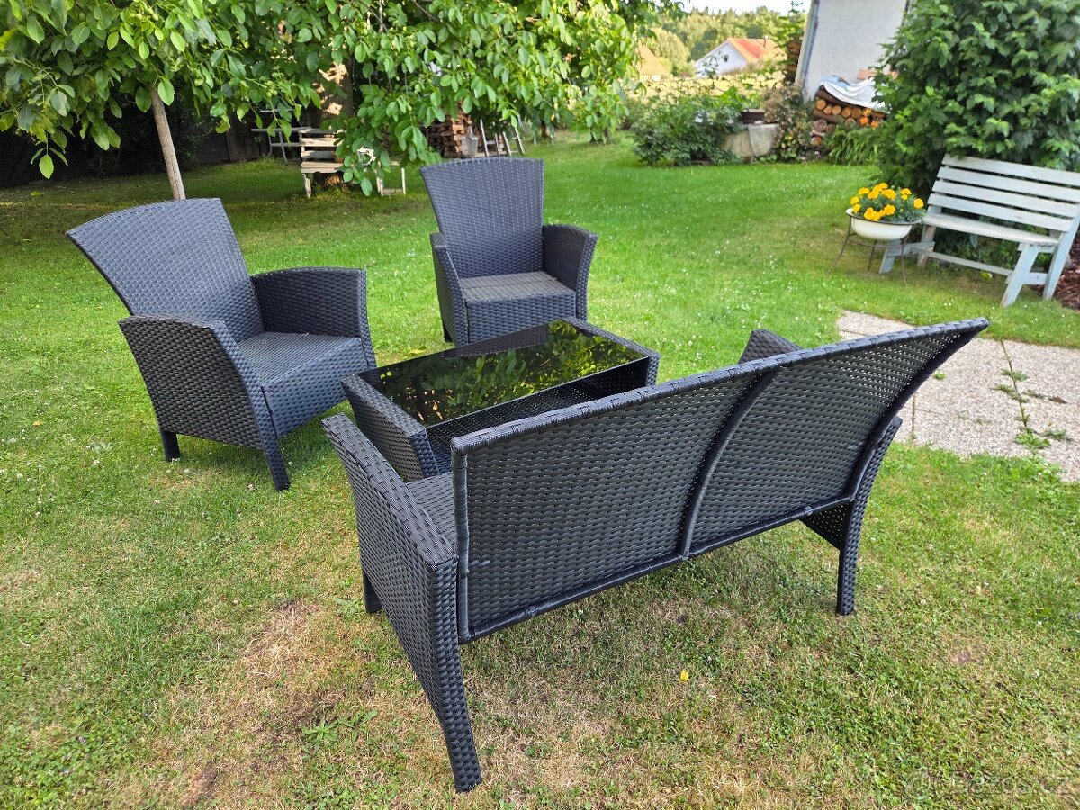Zahraní nábytek, zahradní ratanový nábytek set