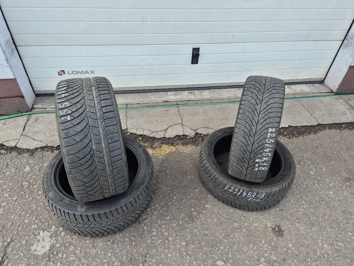 sada 2ks 225/45 R18 95V+2ks 255/40 R18 99V KUMHO WP52 a WP72