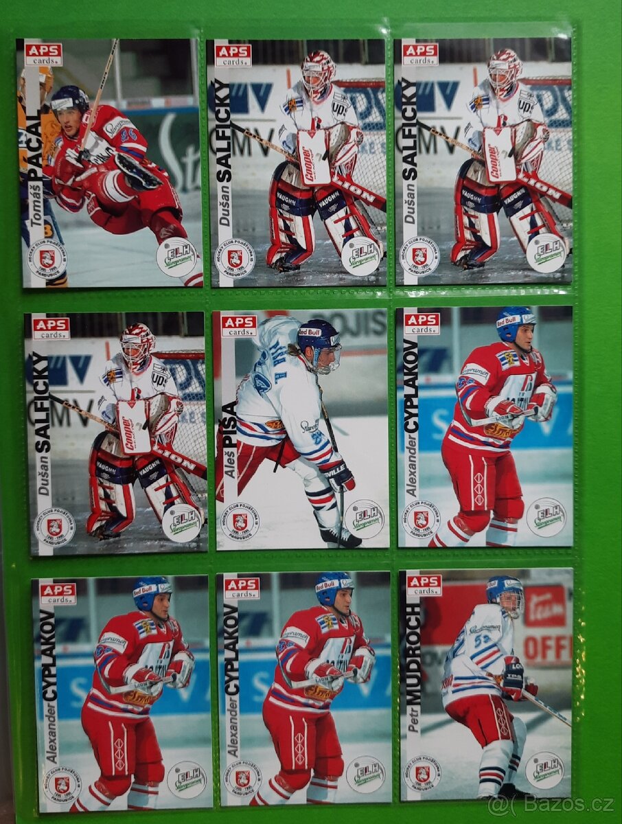 APS 1996 - 1997 hokejové karty TOPSTAV