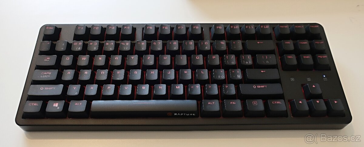 Rapture KILO V2 Wireless, Gateron G Pro 3.0 Red, černá - CZ