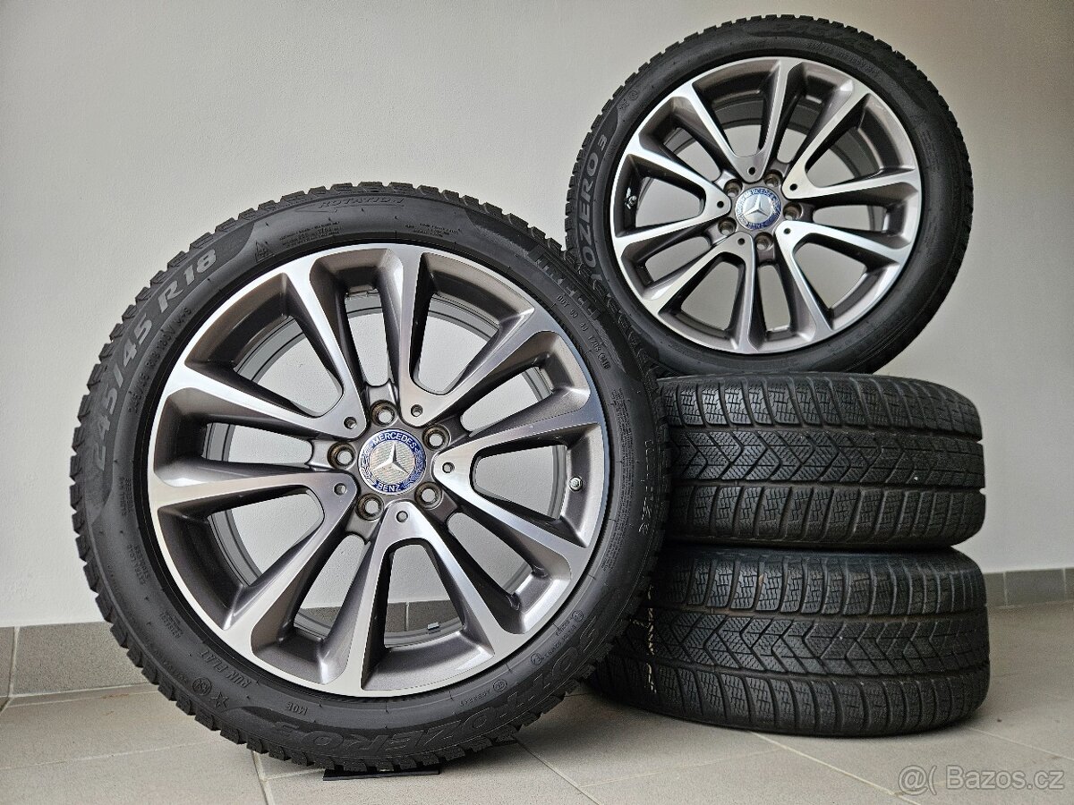 Orig. Mercedes 5x112 Zimní Pirelli 245/45/18 - Top
