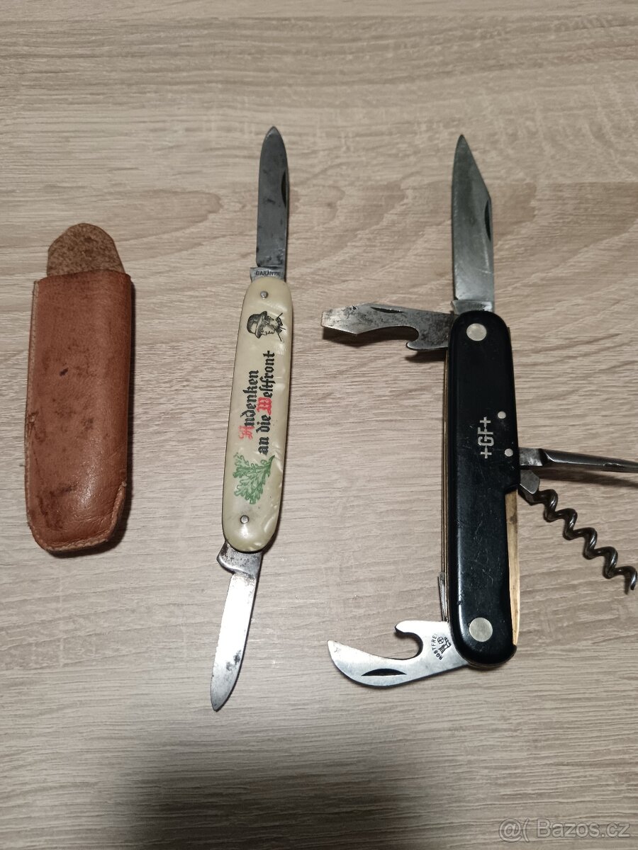Nůž z 1.světové války a nůž Bonsa