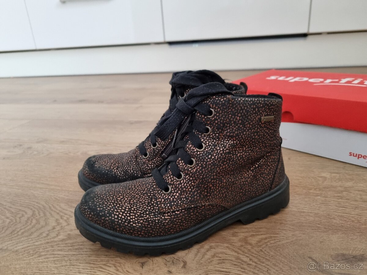 Dívčí zimní boty, Superfit, Gore-tex, vel. 35