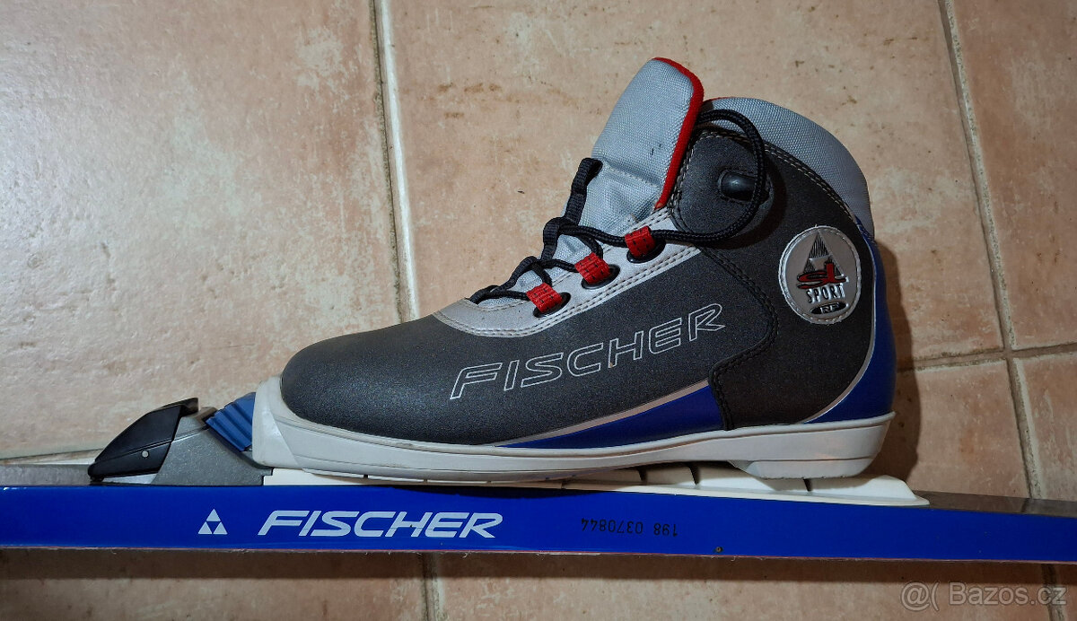 set běžky+váz. SNS + boty Fischer sport SL crown 198cm, EU42