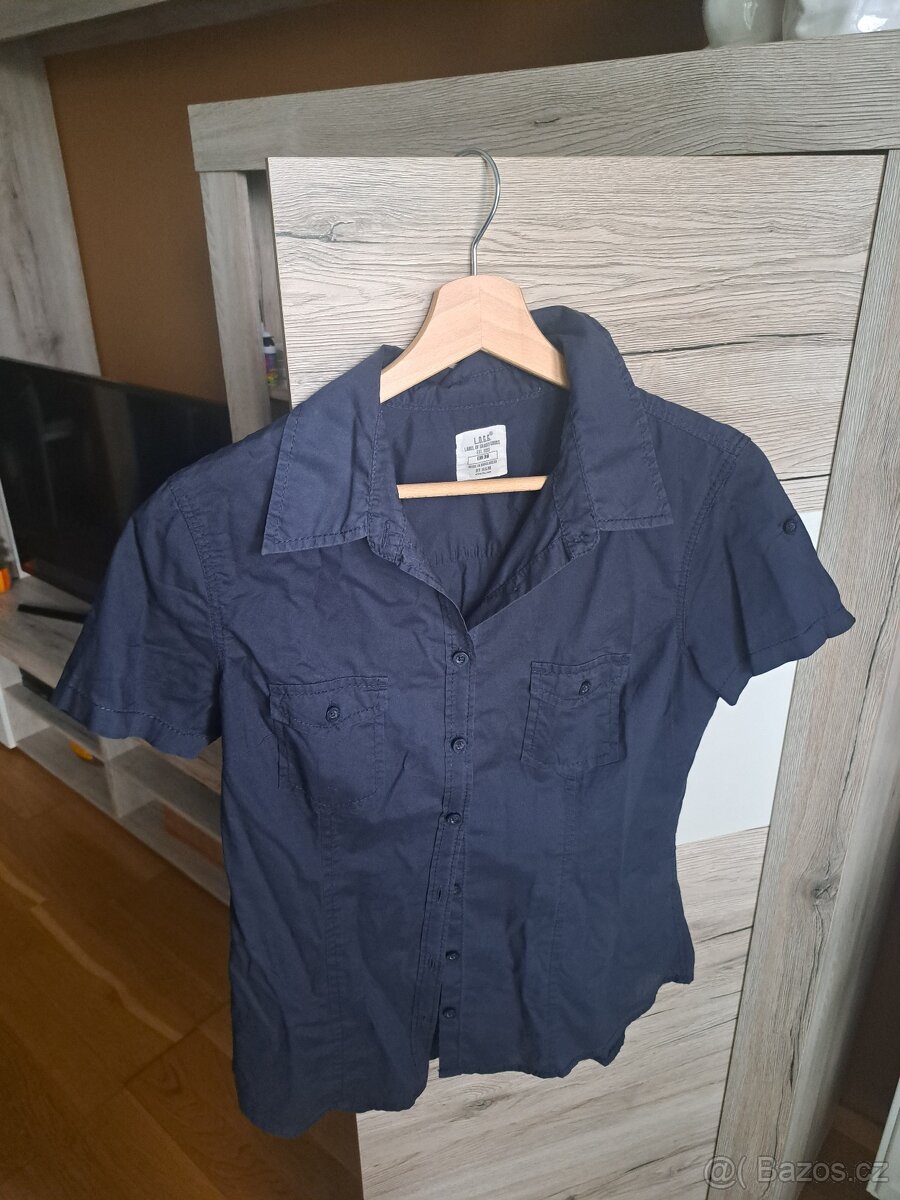 Dámská tm. modrá košile, vel. M/38, zn. H&M