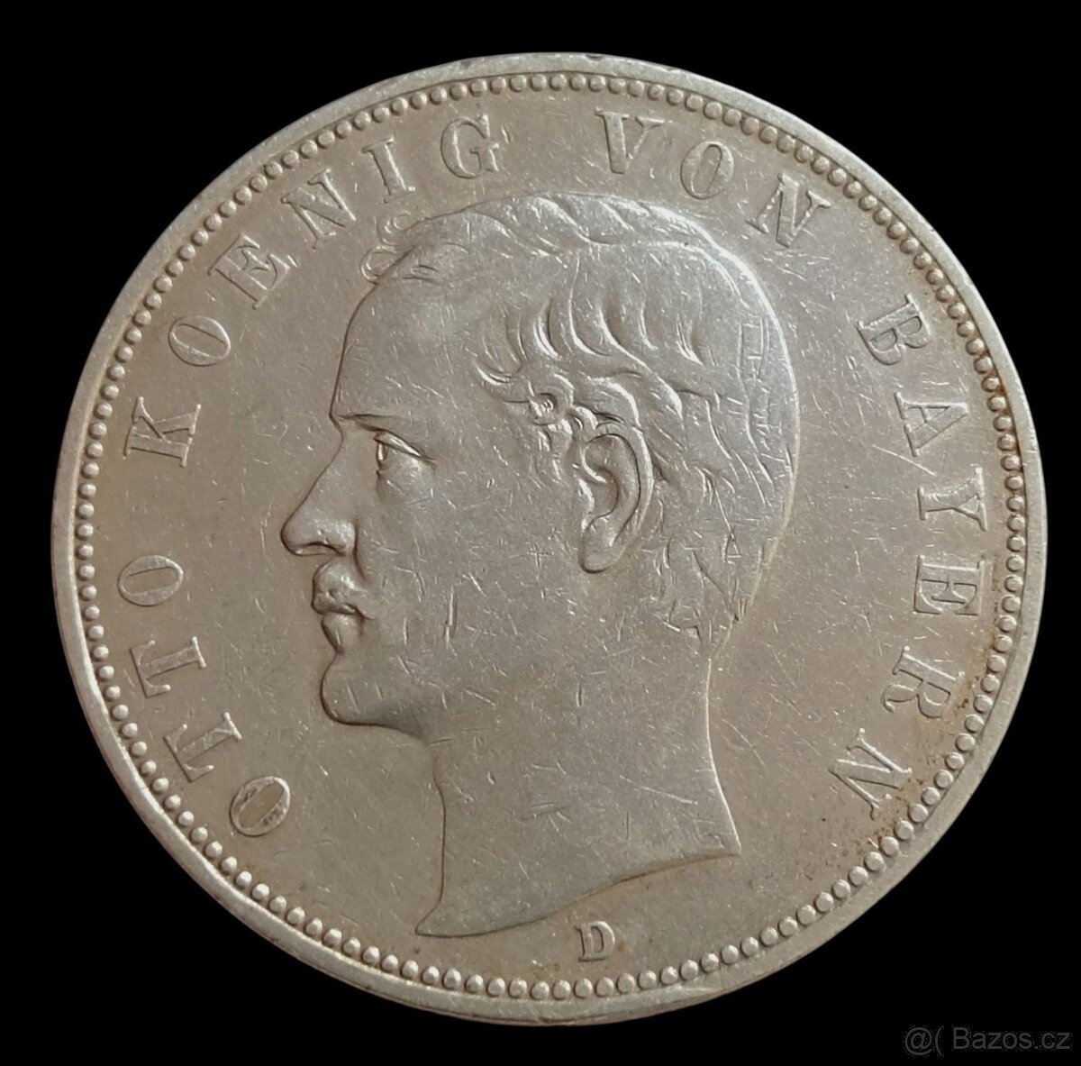 Stříbrná 5 Mark 1902 D Bayern