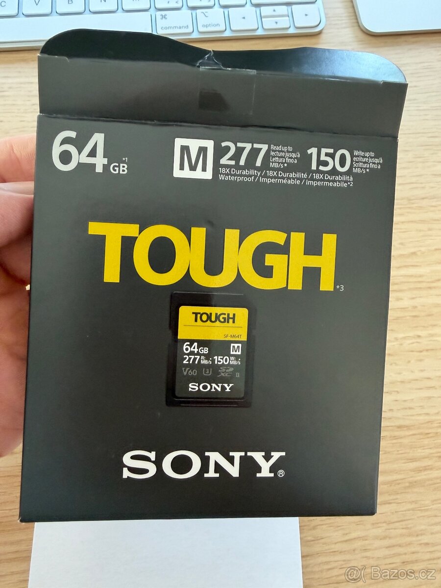 Paměťová karta SONY SDXC 64GB M Tough v záruce
