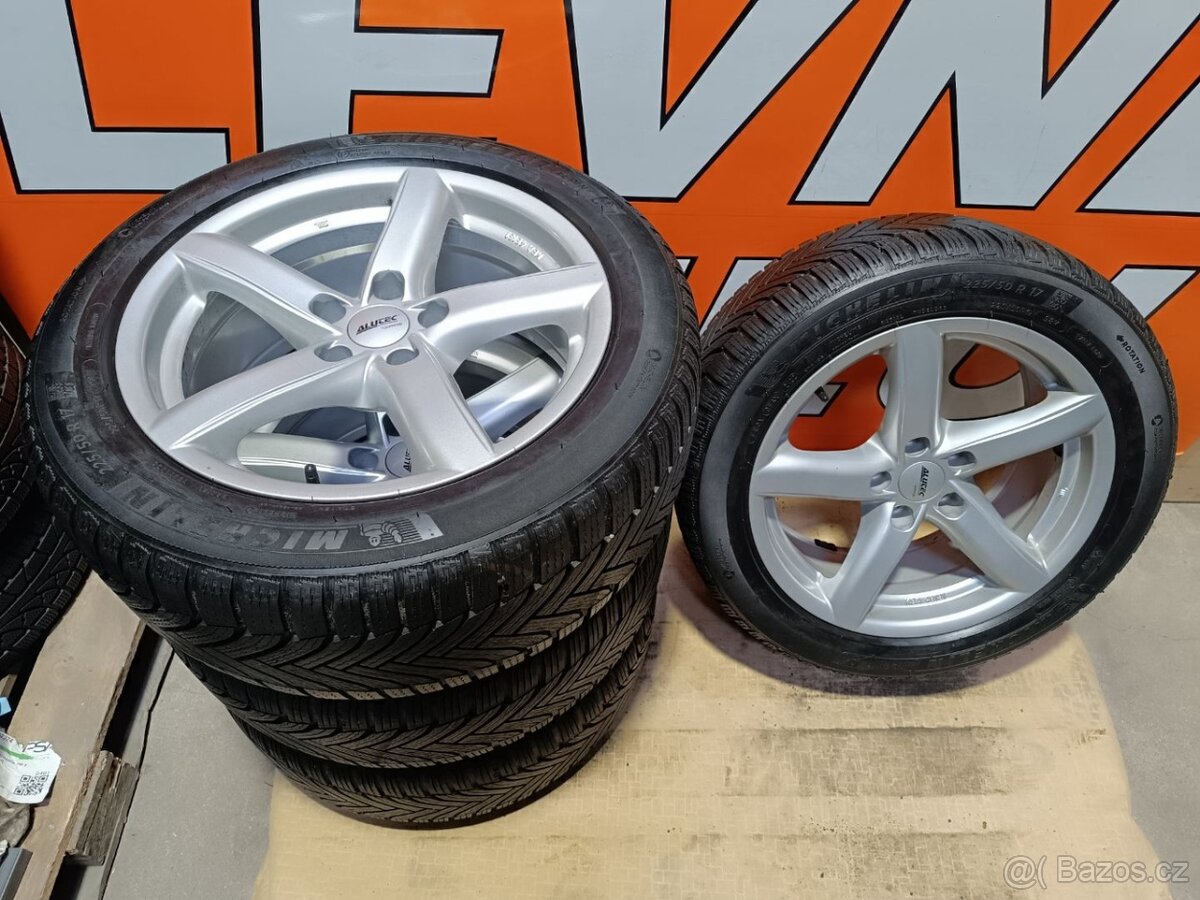Alutec, 7,5x17'', 5x112, ET28 zimní pneu 225/50R17