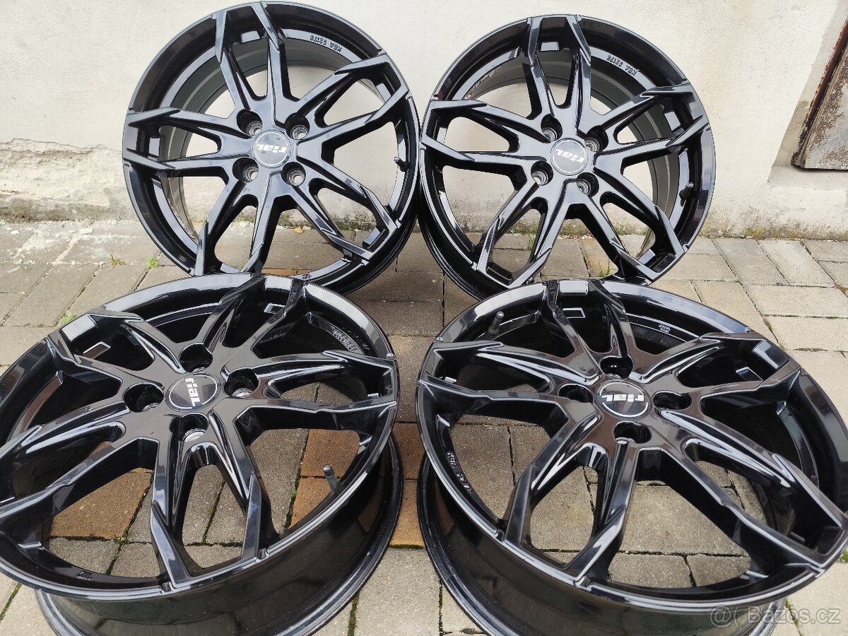 ALU 4x100 r17 RIAL - KIA, TOYOTA - ZÁNOVNÍ DISKY