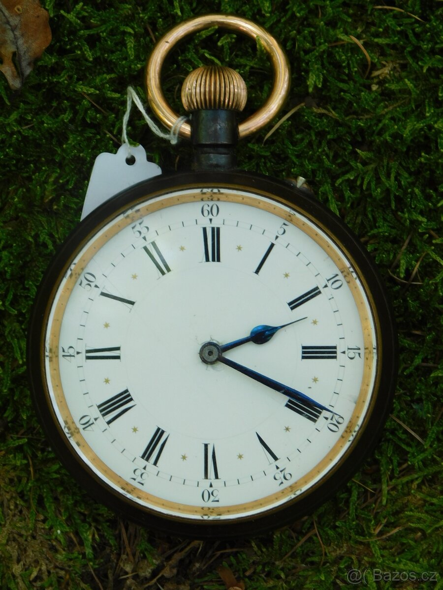RARITNÍ obrovské starožitné kapesní hodinky REGULATEUR 300 g