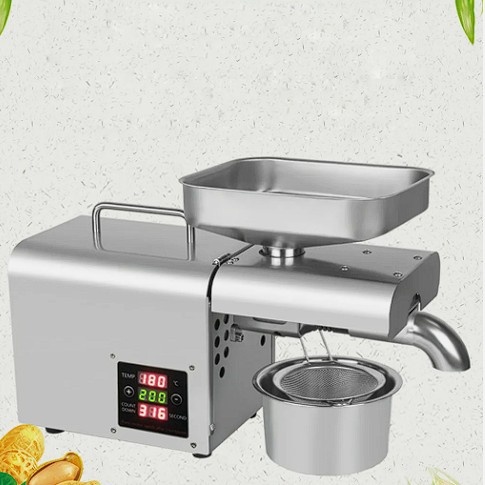 Elektrický lis na olej – nerez 304, 610 W