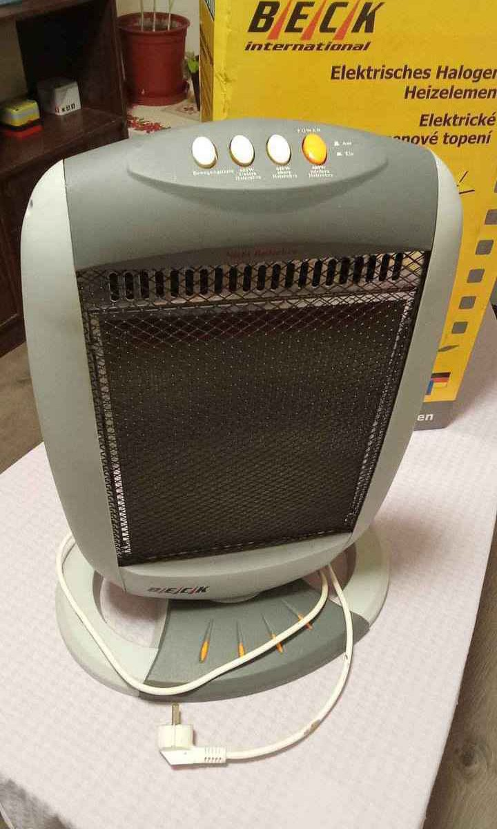 Halogenové topení značky Beck