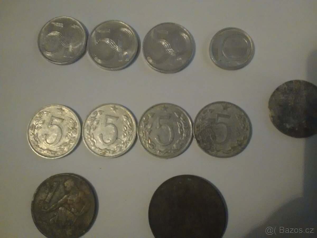 Prodám mínce ČSSR,ČSFR ,ČR