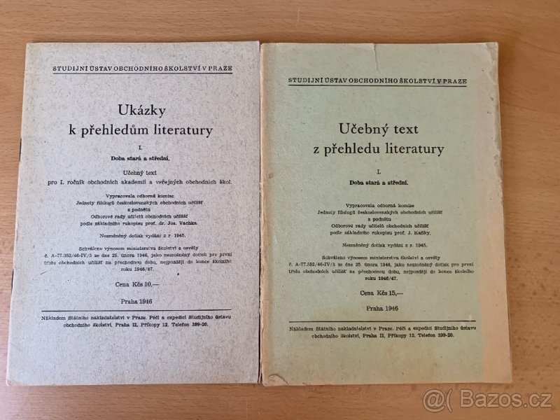 Historické učebnice, slovníky - 10 titulů