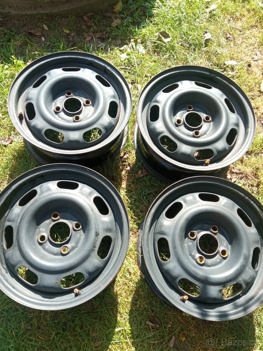 Ocelové disky VW Golf 3 r14 4x100