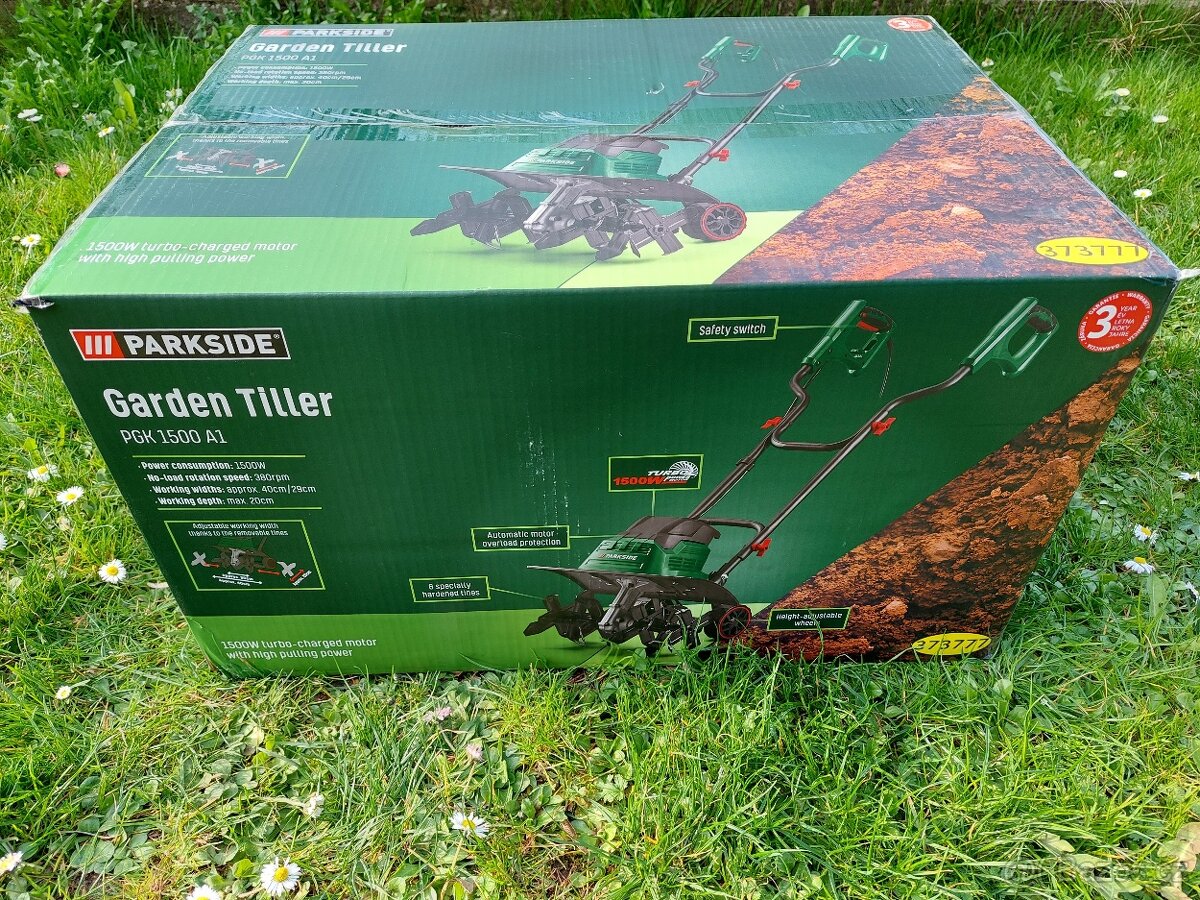 Nový Zahradní Kultivátor Parkside PGK 1500 A1